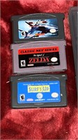 6 Nintendo Game Boy Advance Cartridges