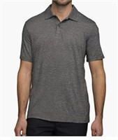Weatherproof Men's short sleeve polo shirt grey