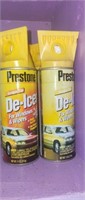 Two Prestone De-Icer