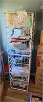 Wire Rack and Fabric Contents (back house)