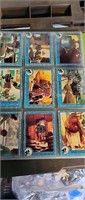 Binder of E.T. Trading Cards (back house)