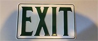 Metal Exit Sign (back house)