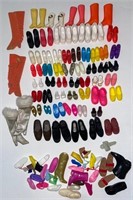 Over 50 Pairs Barbie and Friends Shoes