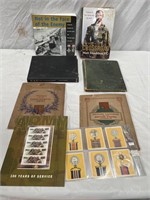 Army stamps, books & military cards