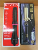 HOT TOOLS CURLING WAND - REVLON STYLING BRUSH