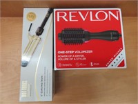 REVLON VOLUMIZER & HOT TOOLS 2" CURLING WAND