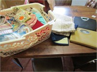 BASKET WASH CLOTHES, RUGS, TOWELS, SCALES
