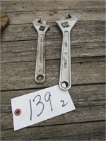2 CRESCENT WRENCHES