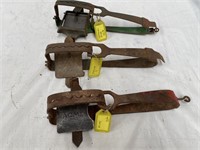 3 forged rabbit traps decommissioned