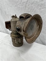 Early carbide bicycle lamp