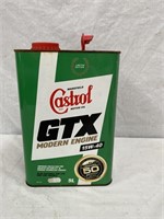 Wakefield Castrol GTX 5 litre oil tin