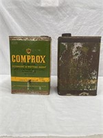 2 COR Comprox gallon tins