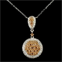14K Gold 1.90ctw Diamond Necklace