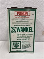Sachs-Wankel  BP outboard  9 pint tin