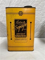 Lister Sepoyle Separator oil 1/2 gallon tin