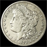 1892-S Morgan Silver Dollar NEARLY UNCIRCULATED