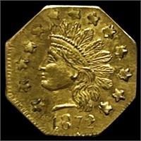 1872 Octagonal California Gold Half Dollar