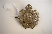 Australian 13th Light Horse Regiment Badge QMI