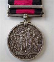 NATAL Rebellion medal, - clasp - 1906
