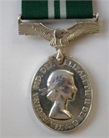 Territorial force efficiency medal,Elizabeth II