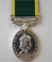 Rhodesia efficiency decoration medal,George VI