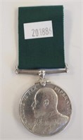 Royal Naval Reserve Long Service medal Edward VII