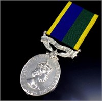 Elizabeth II Efficient Service Medal - T. & A.V.R.
