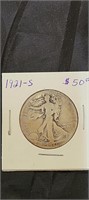 1921 S Half Dollar