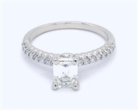 $8120  14k White Gold 1.25 cts Diamond Ring