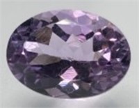 Certified 6.68 Cts Oval Cut Natural Amethyst