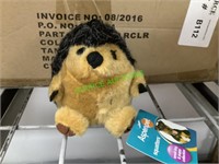 Petmate squatter lg hedgehog dog toys