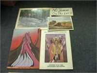 4pc Limited Edition Artist Signed Western Art