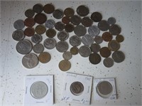 50 COINS FROM ALL OVER THE WORLD