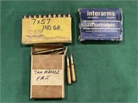 62 - Military 7x57 mauser 140gr. FMJ Ammo