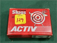 5 - Activ 20GA 2-3/4in. Slug Ammo