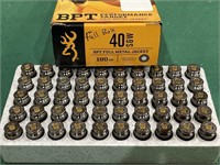 50 - Browning 40S&W 180gr. Ammo