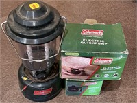 Coleman Battery Lantern and Pumps