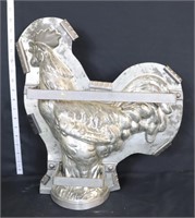 Vintage Germany Large Rooster Chocolate Mold