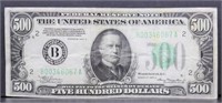 1934A Fed Reserve of NY $500 note