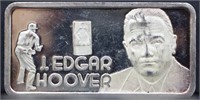 1 troy oz J Edgar Hoover silver bar