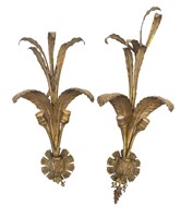 Bronze Palm Tree Sconces