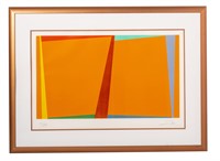 Larry Zox (1936-2006) Screenprint in Colors
