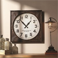 Uttermost 06083 Warehouse 29" Clock with Grill