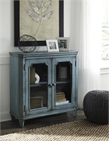 Ashley t505-742 Antique Teal Accent Chest