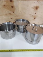 Double Boiler & Stock Pot (Stainless)