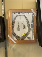 2 Abalone Stone Necklace Sets