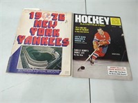 1964 Hockey Illustrated & 1976 Yankees - Boston,
