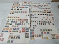 Approx 200 Vintage World Stamps