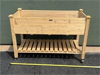 Best Choice Products Mobile Wood Planter with