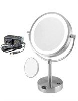 $131.99 8.5" LED Lighted Tabletop Makeup Mirror